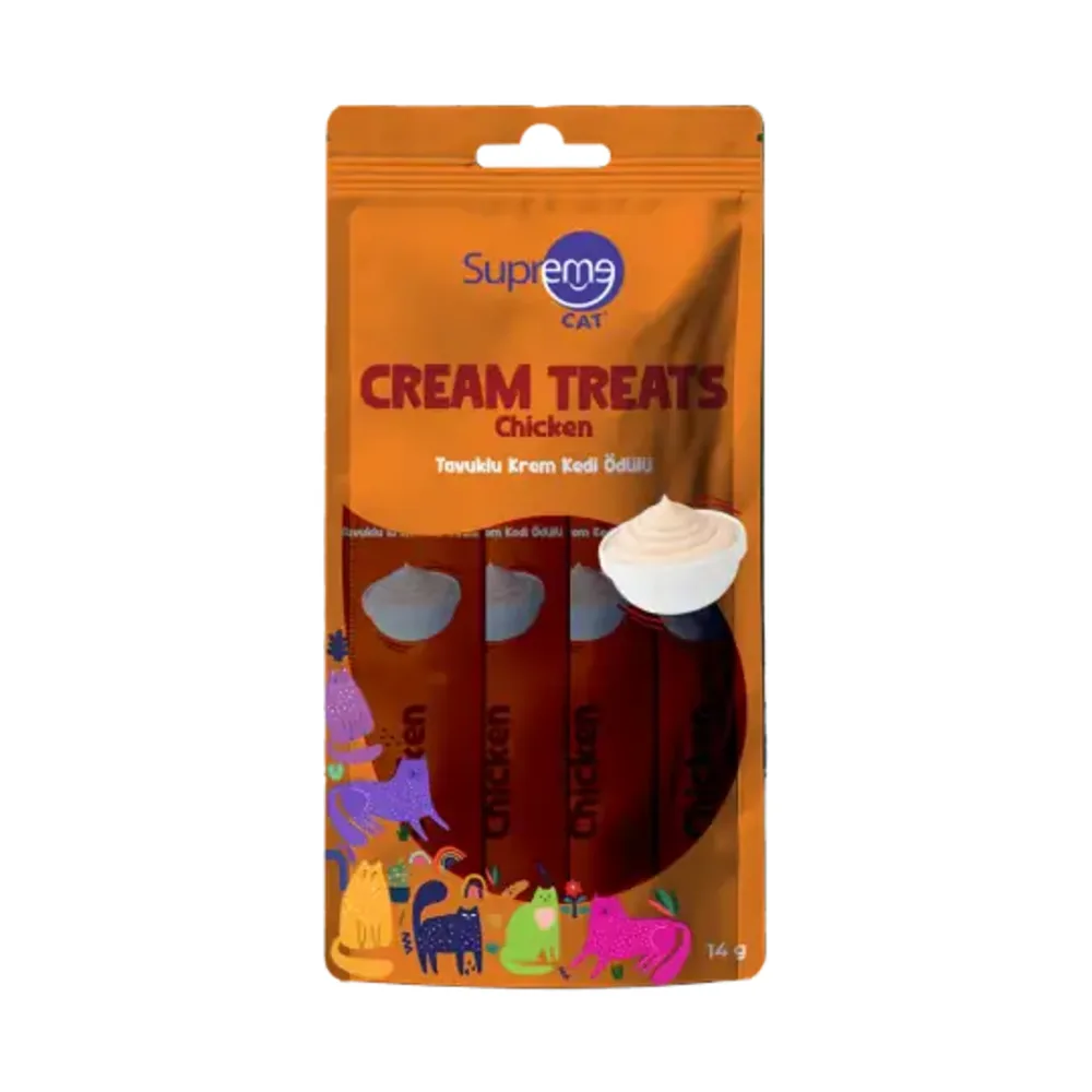 Supreme Tavuklu Sıvı Kedi Ödül Maması 4x14 Gr