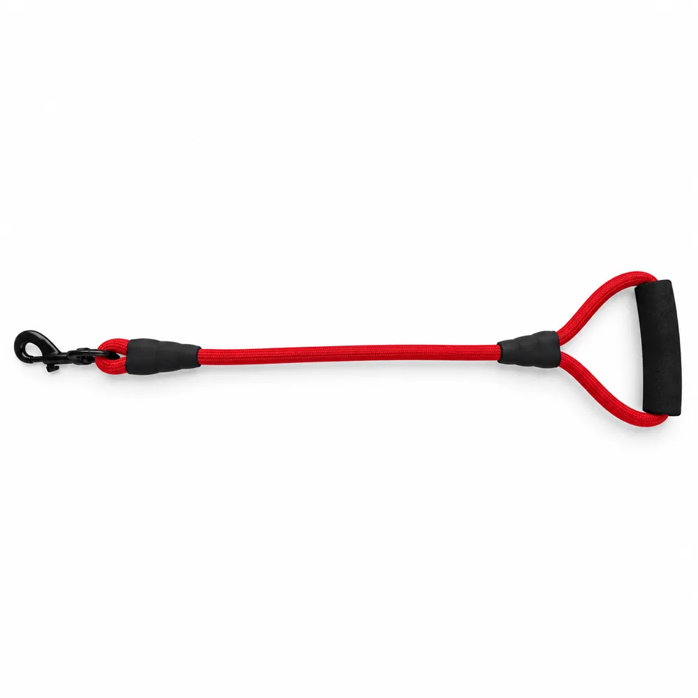 Kemdog Dayanıklı Naylon Örgü Kısa Köpek Gezdirme Kayışı (60 cm)