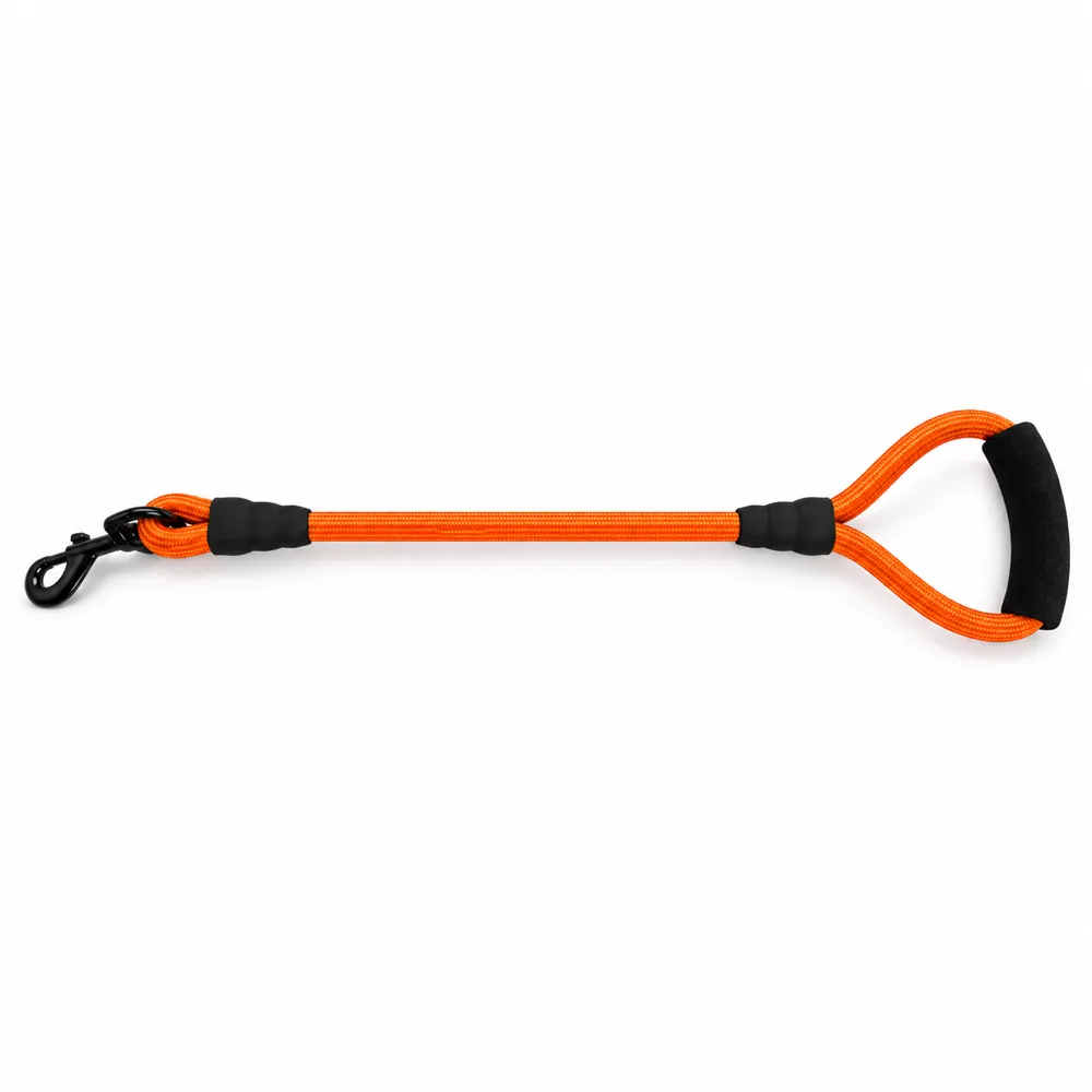 Kemdog Dayanıklı Naylon Örgü Kısa Köpek Gezdirme Kayışı (60 cm)